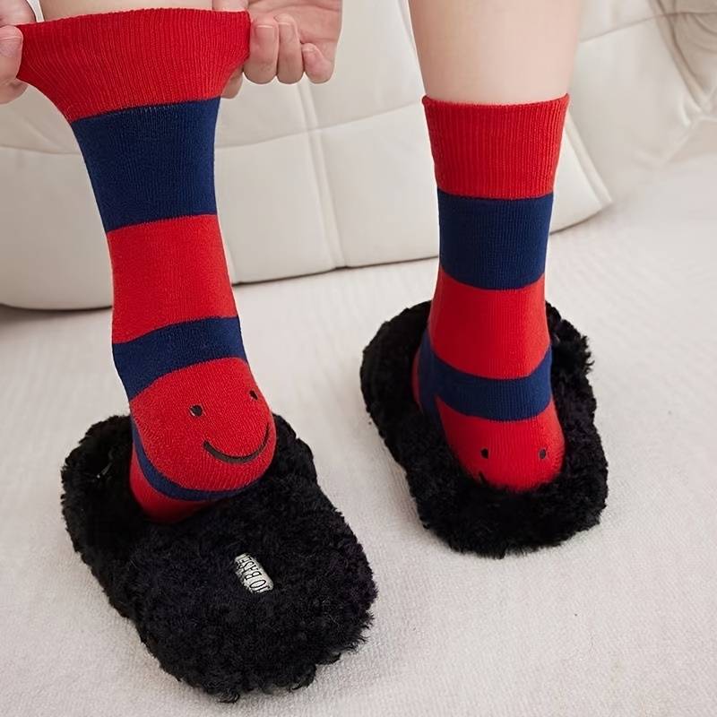 2Pcs Mixed Color One Size High Elastic Socks