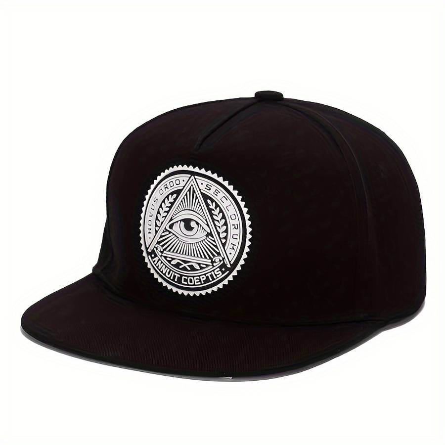 God'S Eye Pattern Embroidered Men'S Sunshade And Windproof Baseball Cap