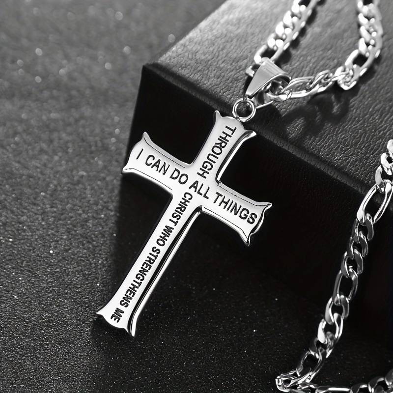1 Piece Black Jesus Theme Pendant