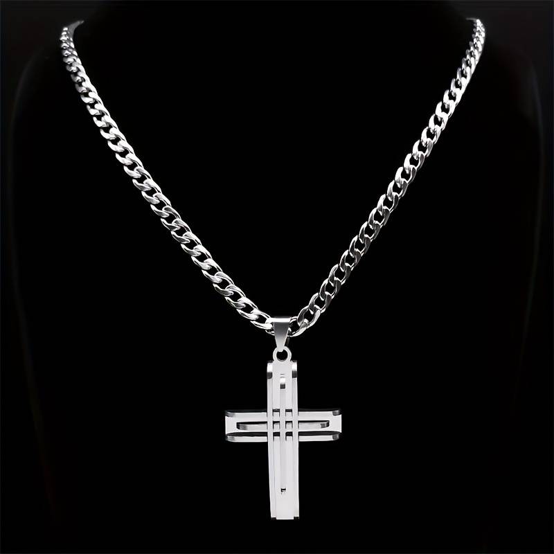 1 Piece Black Jesus Theme Pendant
