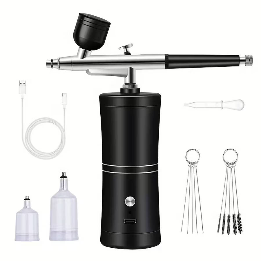 Portable Airbrush Kit with 0.3mm Tip