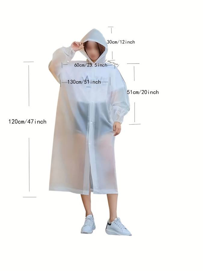 Raincoat White Size Onesize