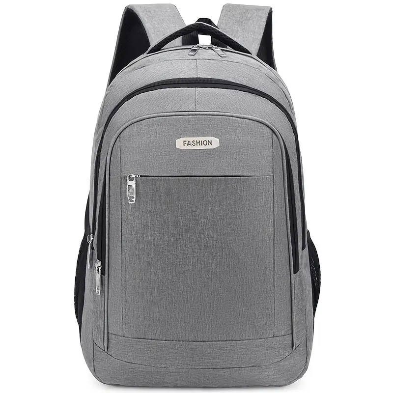 1pc Versatile Nylon Backpack for Men Lightweight Large Capacity for Travel Cycling