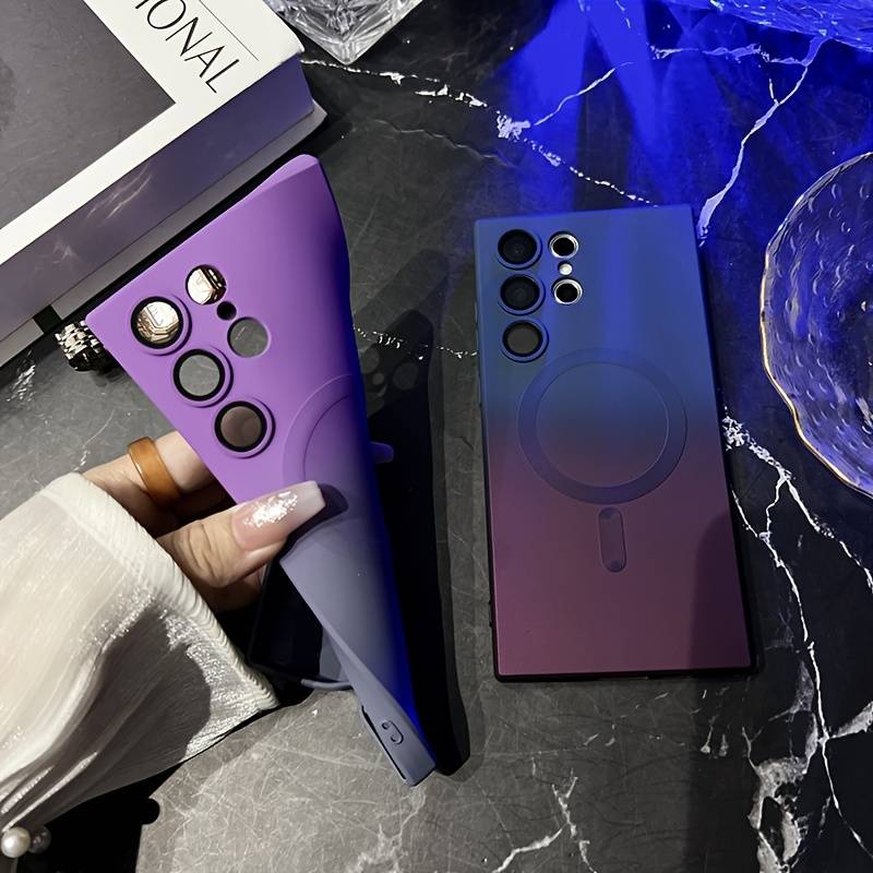 1pc Purple Gray For Samsung Galaxy S22 5G Phone Cases