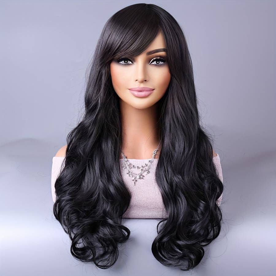 1Pc Reddish Brown 66.04cm Fashion Design Wig