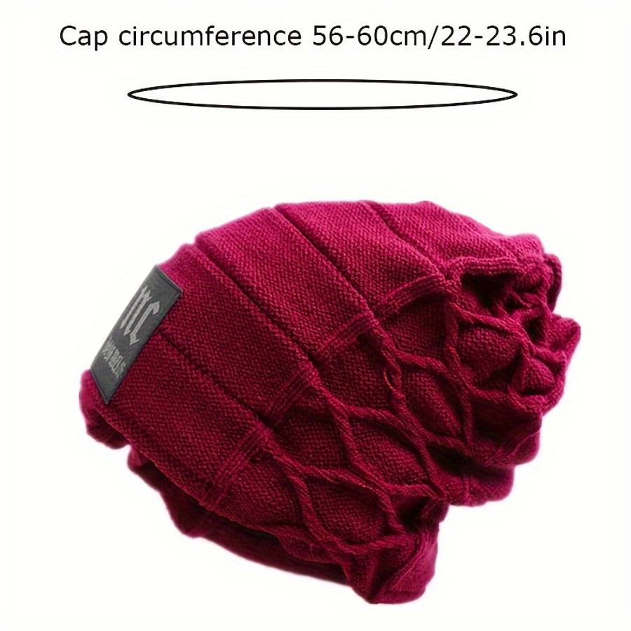 Winter Essential Winter Knit Beanie 100% Acrylic Stretchable Lightweight Windproof Wi