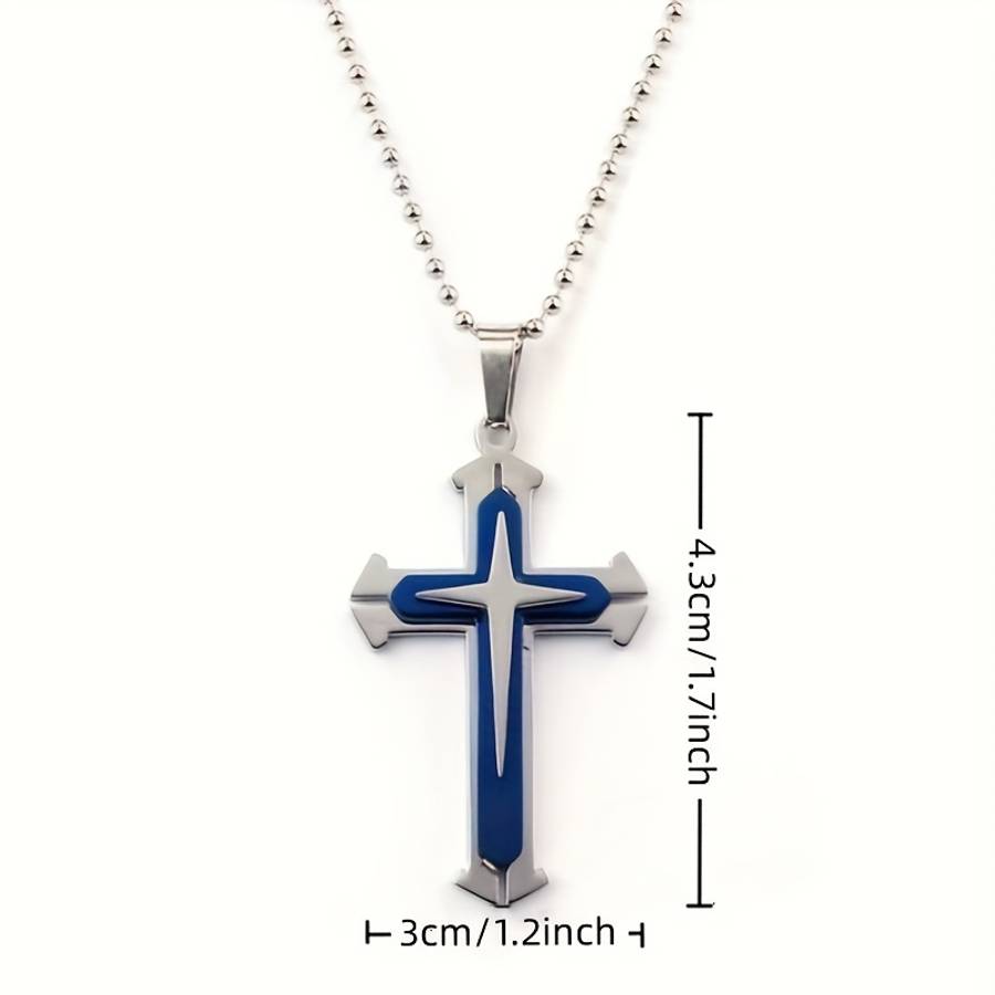 1 Piece Black Jesus Theme Pendant