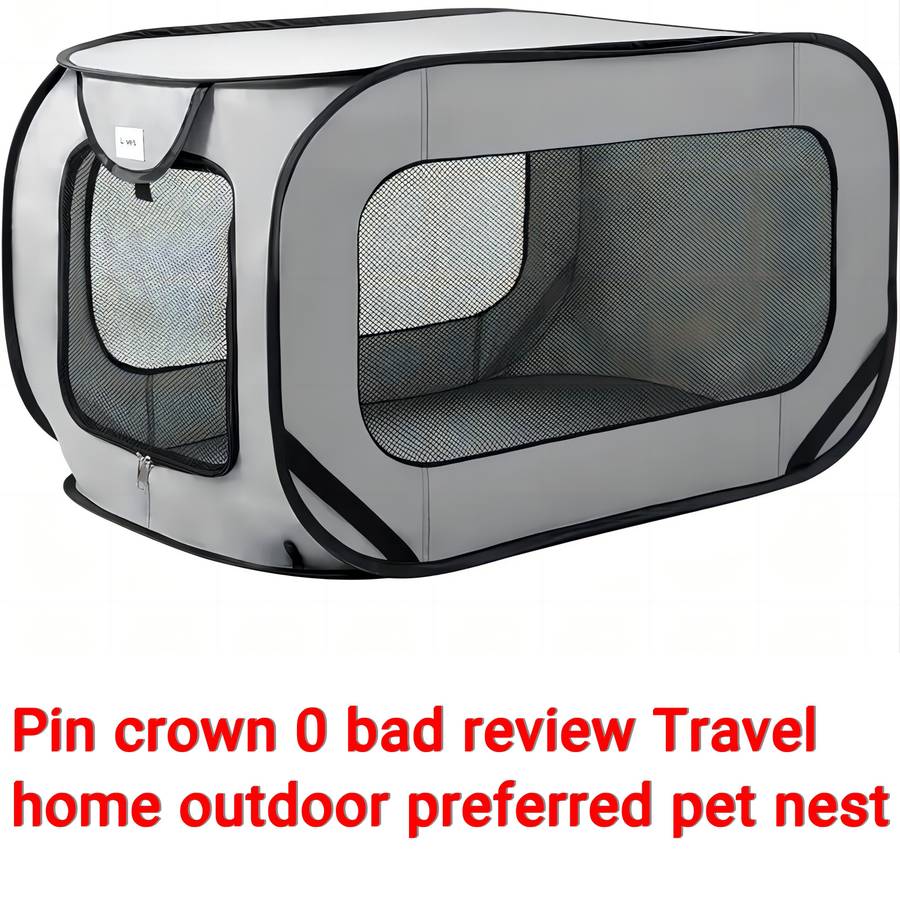 1pc Black Suit size With PVC SleevePet Cage