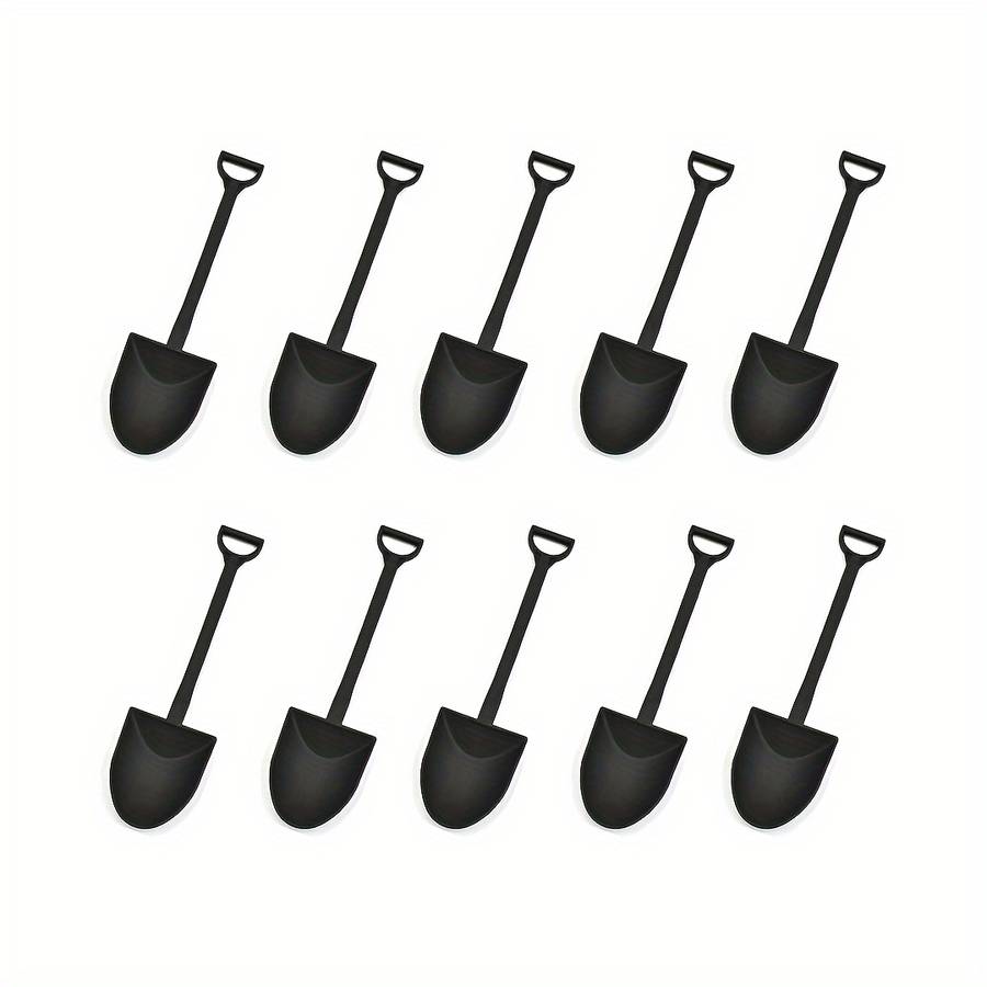 50pcs Plastic Disposable Mini Ice Cream Dessert Scoop Pudding Yogurt Scoop Spoon Shovels Suit