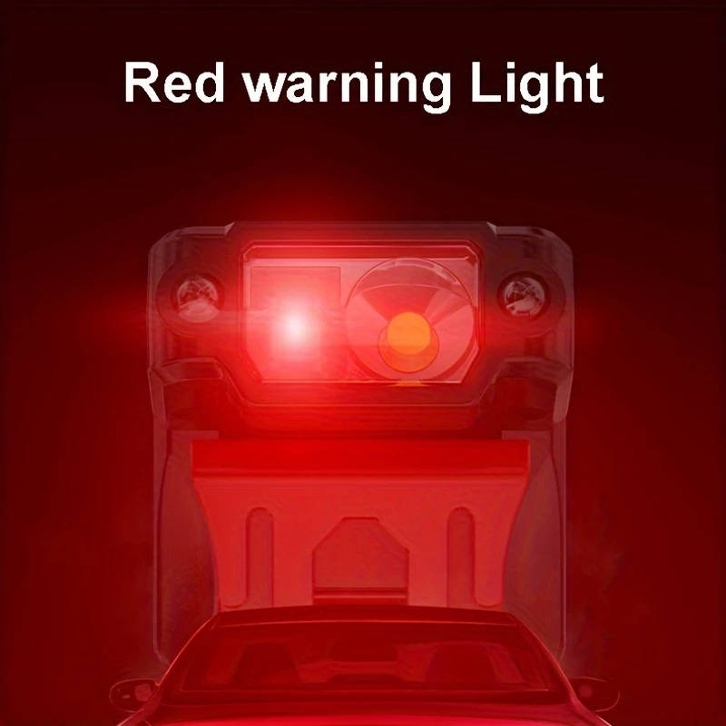 1pc of Smiling Shark 2-IN-1 LED Flashlight And Headlight, an Ultra-Bright Mini Hands-Free LED Clip-O