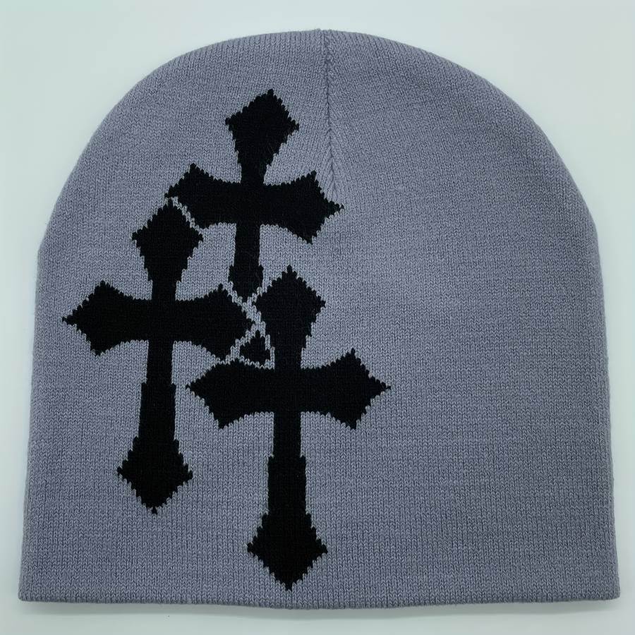 1pc Fashionable Casual Warm Knitted Hat Suitable For Outdoor Cycling Camping Travel