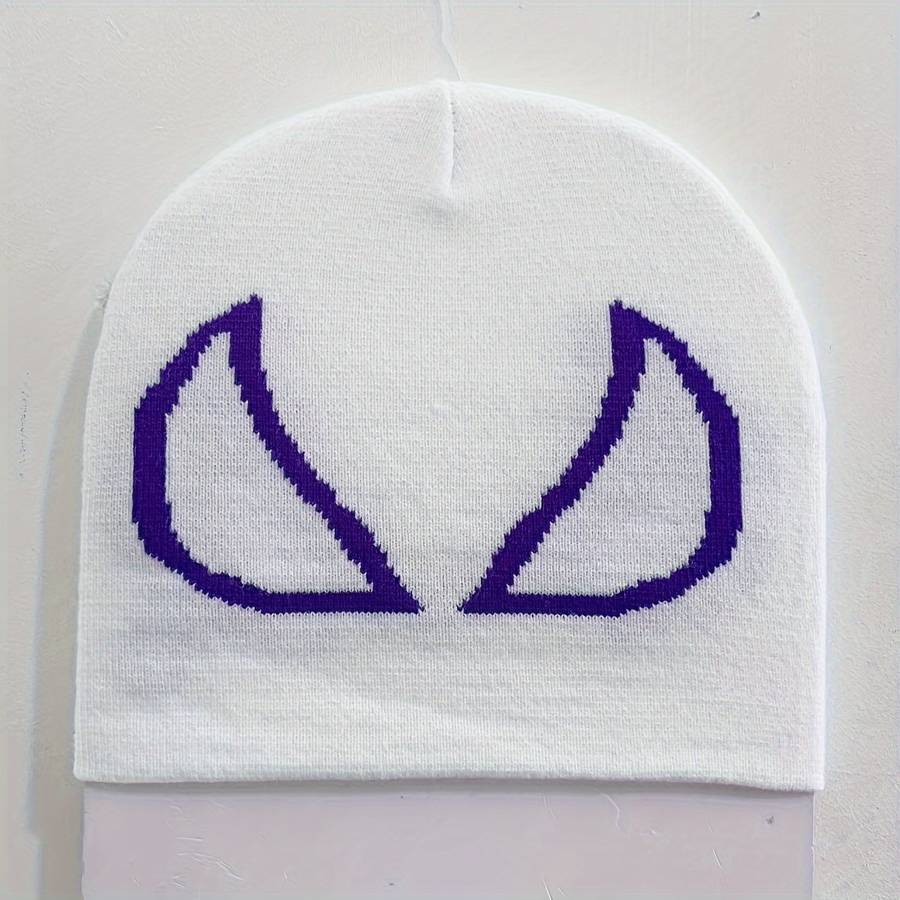 Spider Graphic Anime Beanie Cartoon Skull Cap Elastic Knit Hats Warm Beanies