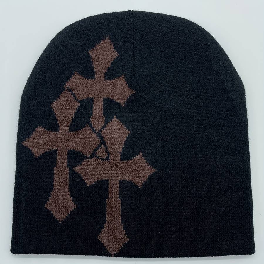 1pc Fashionable Casual Warm Knitted Hat Suitable For Outdoor Cycling Camping Travel