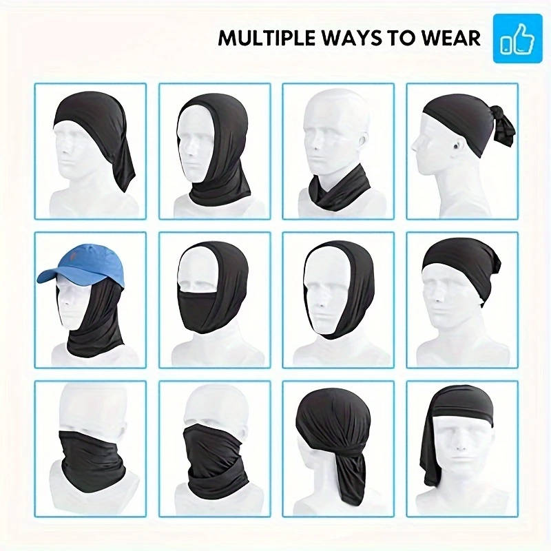 1pc Outdoor Sports Cycling Mountaineering Windproof Dustproof Multifunctional Mask Neck Gaiter