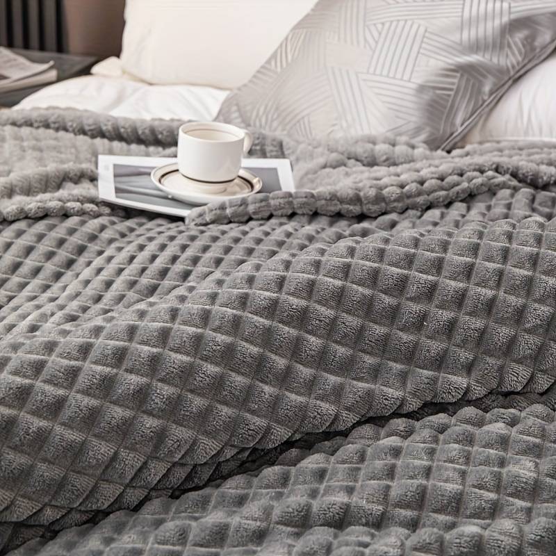 1ps Blanket Color Cream Green size 100x150CM