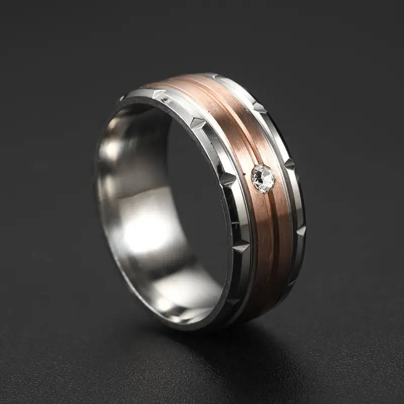 Men's 8mm Wide Titanium Ring
