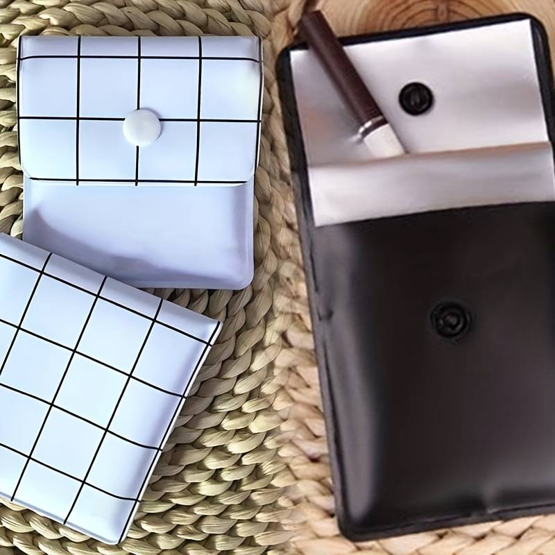 1pc Portable Ash Bag Portable Pocket Ashtray Outdoor Smoking Tray
