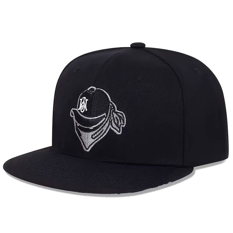 1pc Anime Embroidery Unisex Baseball Cap Hip Hop Trendy Snapback Hats Lightweight Adjustable Sun Ha