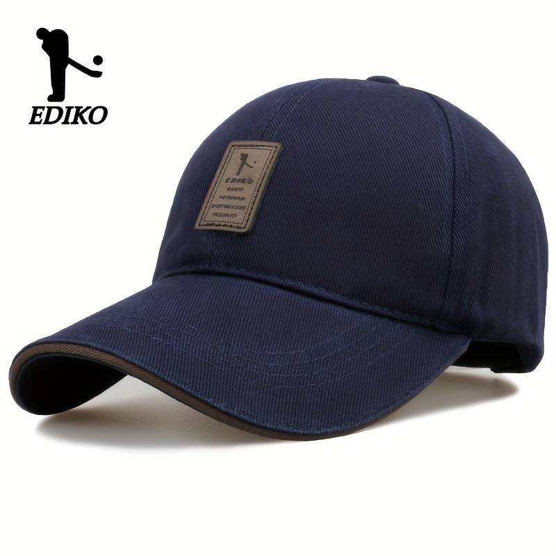 Hat Navy Blue Coffee Trim