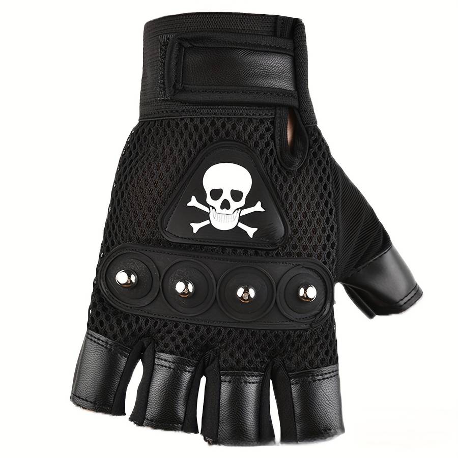1 Pair Blue Outdoor Sports Gloves