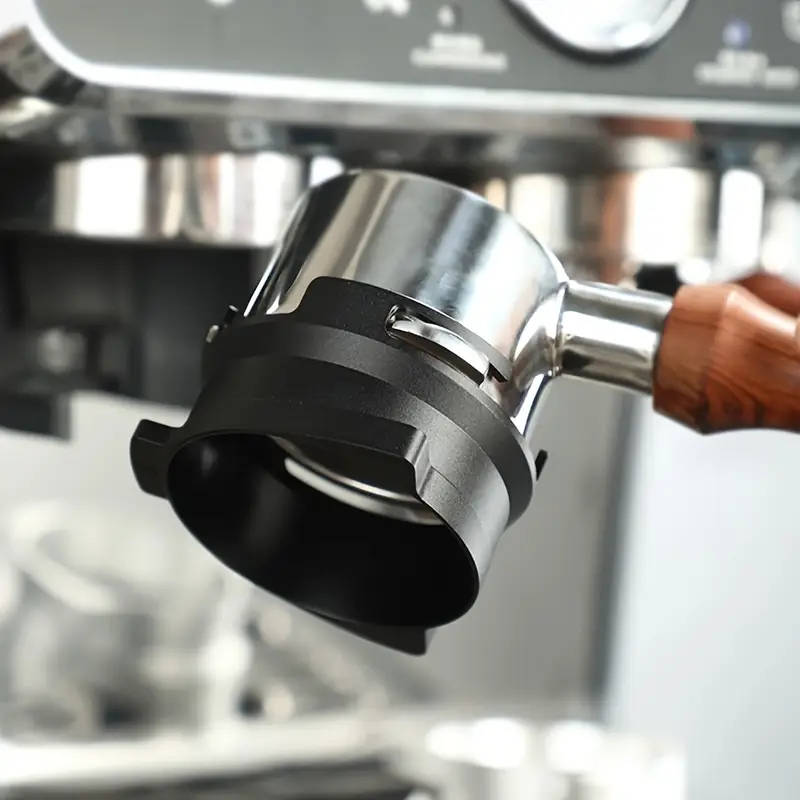 Breville 54mm Portafilter Dosing Funnel 54mm With Grinder Trigger - Black Aluminium