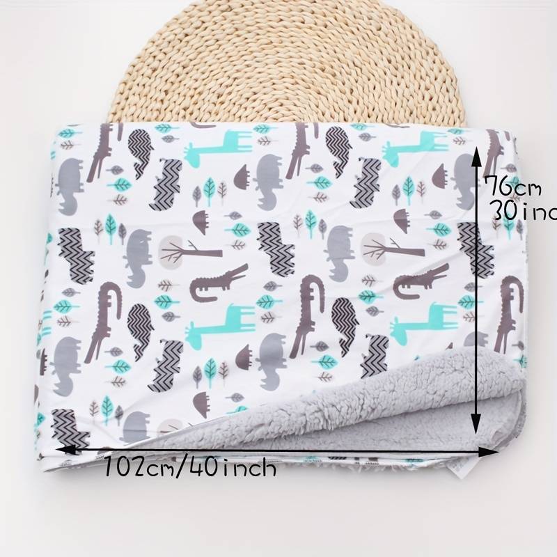 1ps Blanket Color Blue Monkey