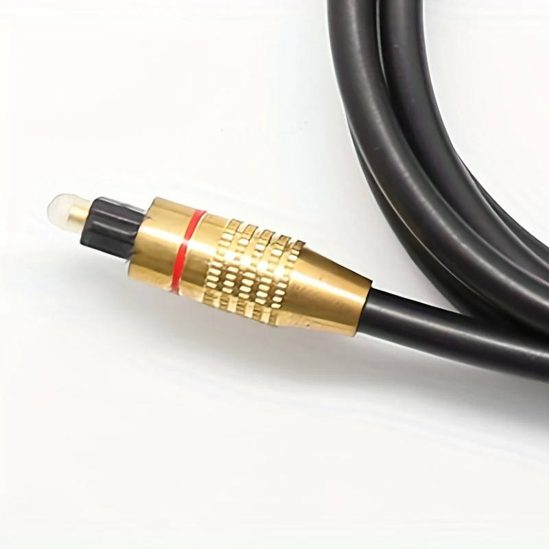 1pc 200CM OD6.0 Spdif Digital Optical Fiber Audio Cable Square Mouth Coaxial TV Amplifier Audio