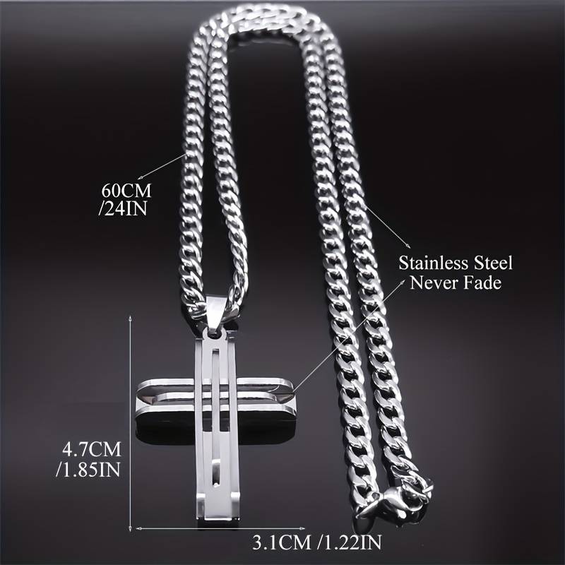 1 Piece Black Jesus Theme Pendant
