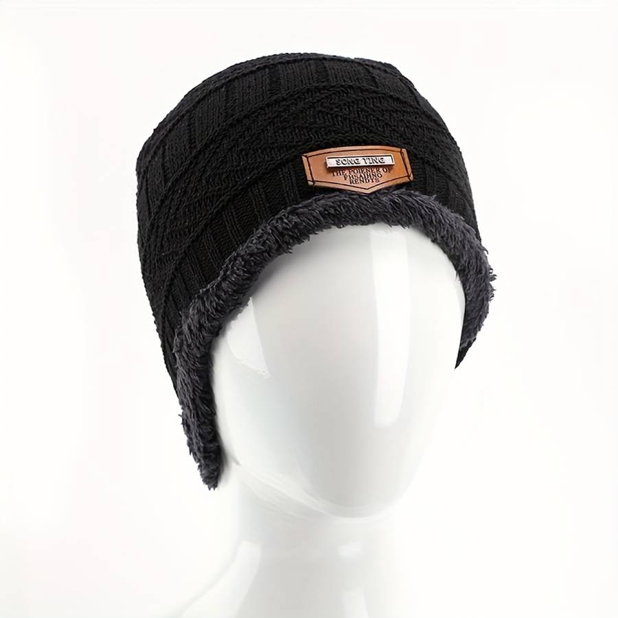 Unisex Winter Beanie Hat Knit Hat Thick Winter Breathable Hat Skull Cap