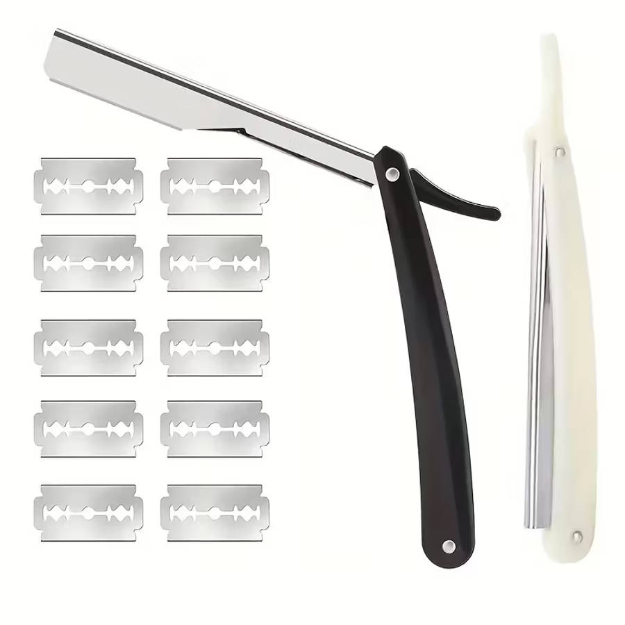 One Shaving Razor with Ten Premium Blades