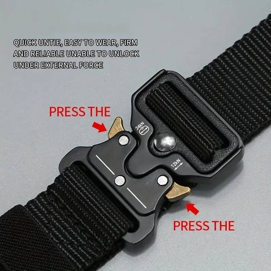 New Multi Functional Outdoor Belt Buckle Mountaineering Backpack Nylon Clasp Tactical Belt Acces