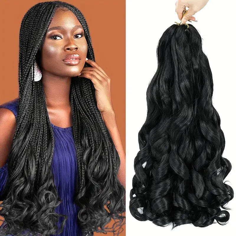 Crochet Hair French Curly Braiding Hair