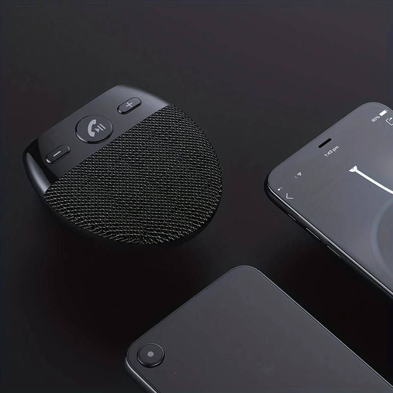 1Pc Wireless Vehicle Car V5.0 Speakers Handsfree Car Kit Hands Free Speakerphone Hands Free Sun Viso
