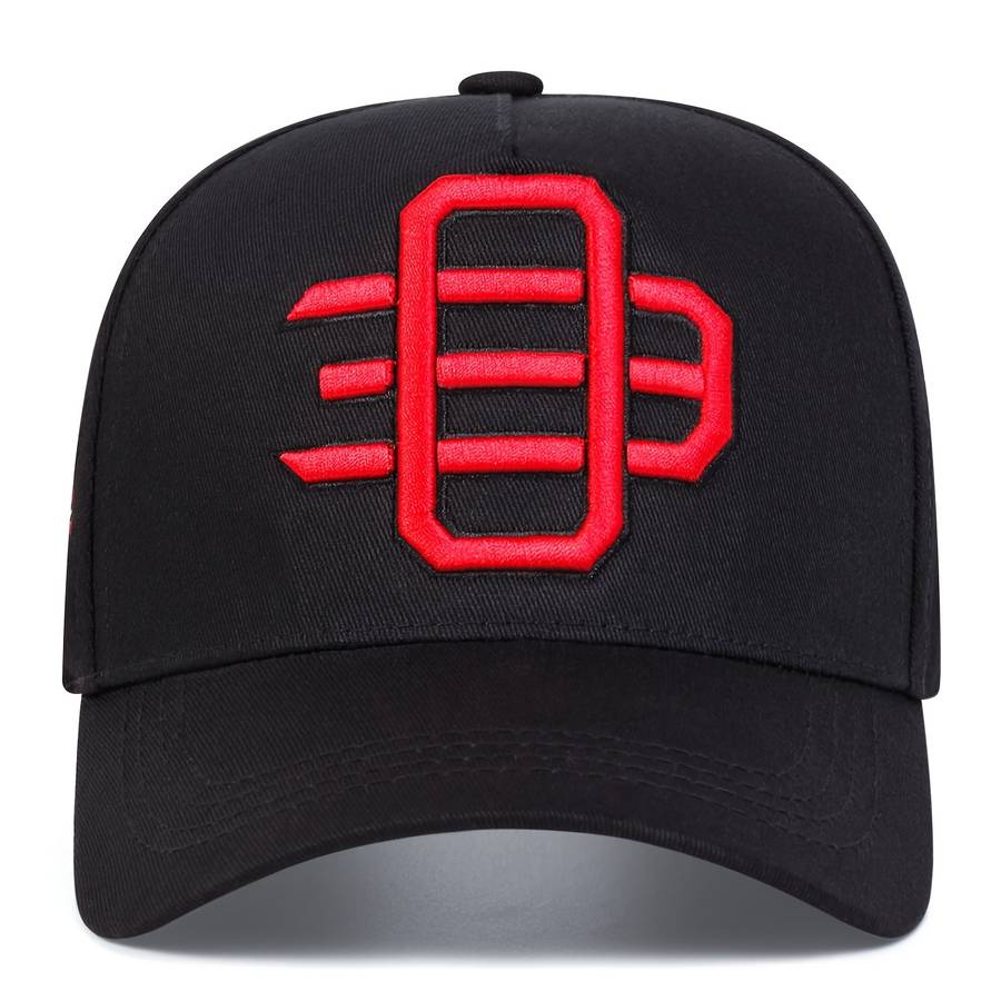 Trendy Oe Embroidery Baseball Cap Lightweight Adjustable Dad Hats Color Block Breathable Sun Ha