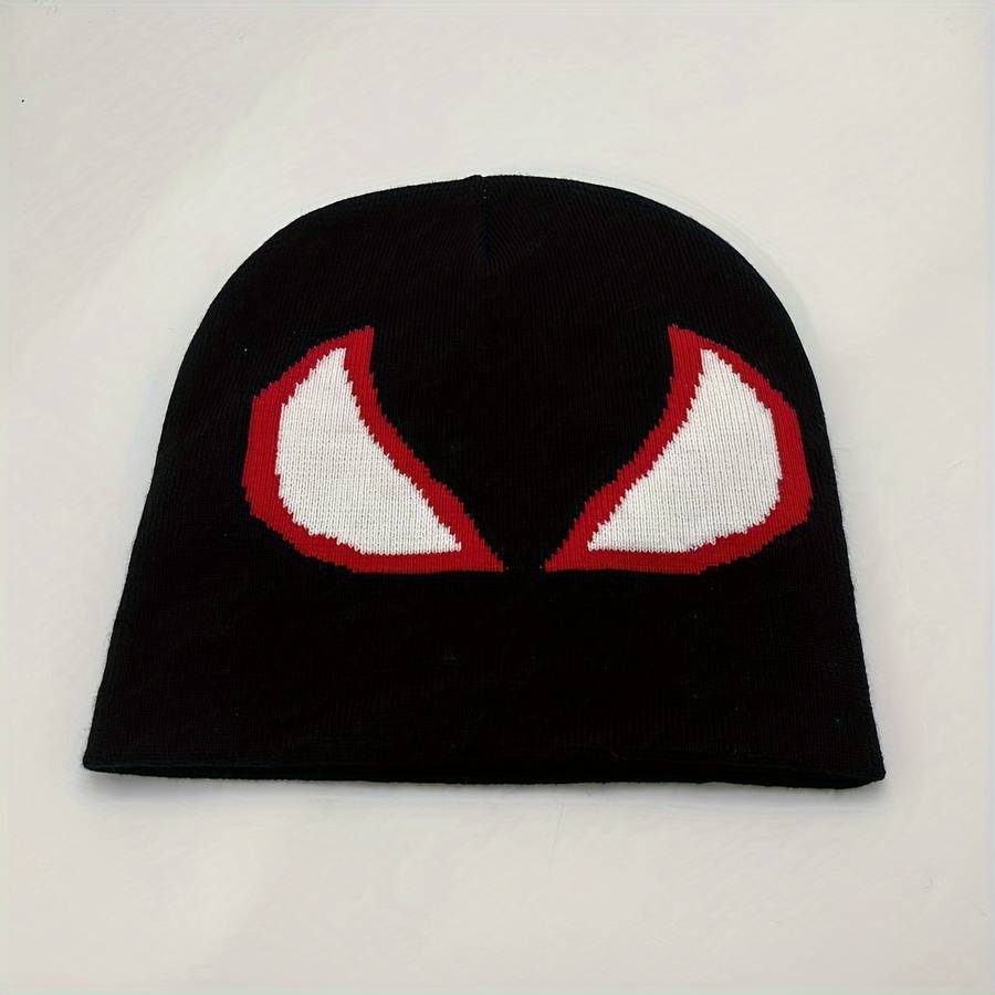 1pc Spider Graphic Anime Beanie Cartoon Skull Cap Elastic Knit Hats Warm Beanies for Women Men