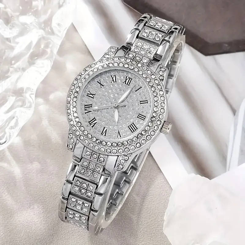 6Pcs Women Quartz Watch Jewelry Set