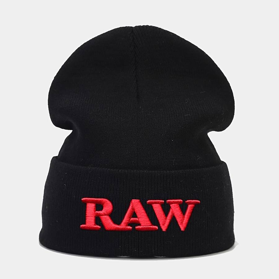 1pc RAW Embroidered Beanie Ideal Choice For Gifts