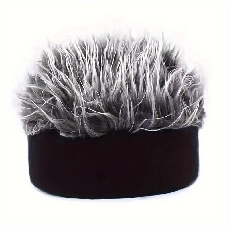 1pc Vintage-Inspired Men's Brimless Hat in Gray White Retro Street Style Performance Access