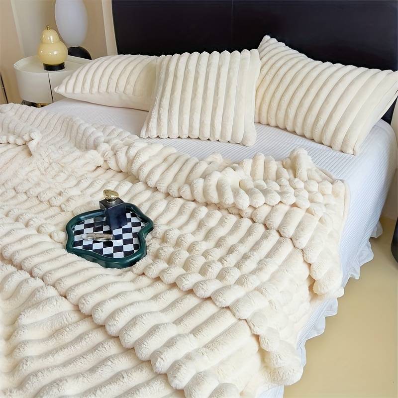 1ps Blanket Color Light Grey size 200.66x228.6cm