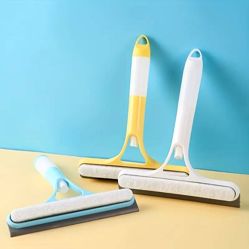 Versatile 2-in-1 Glass Wiper & Sprayer Ultimate Shine for Home & Car Perfect for Mirrors Windows