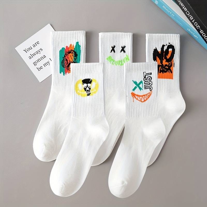 Sock Black Mix Group 2 5Pairs  One Size