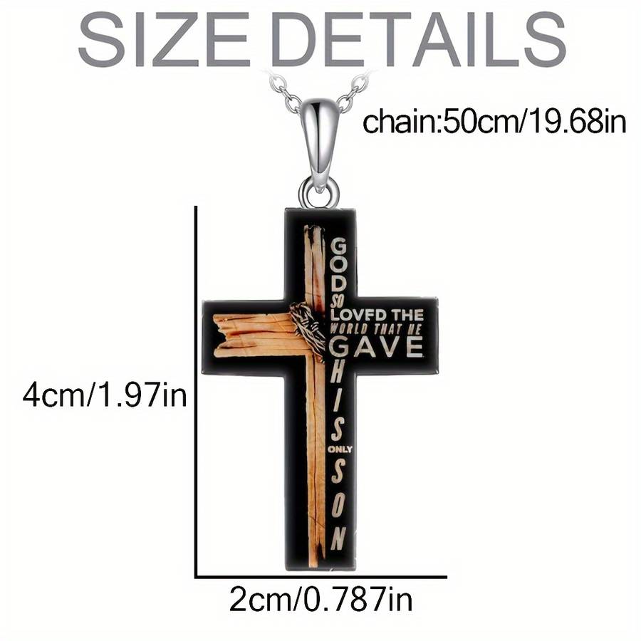1 Piece Cross Jesus Theme Pendant