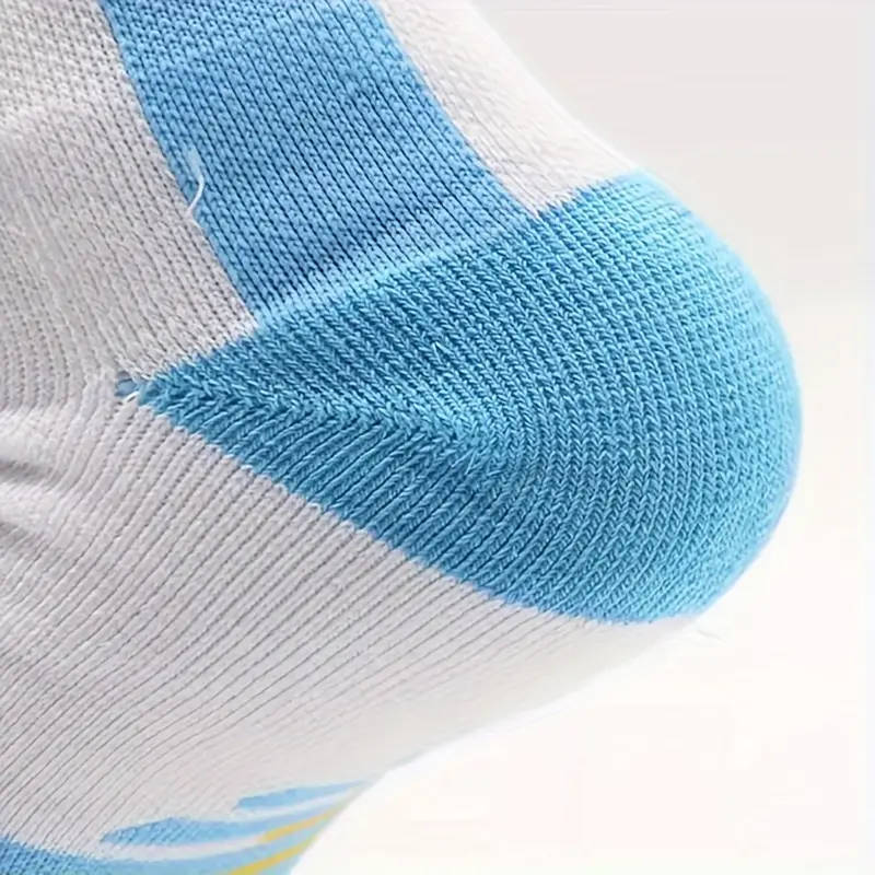 Mens Athletic Socks, Polyester Blend with Spandex