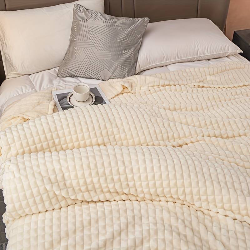 1ps Blanket Color Cream Green size 100x150CM