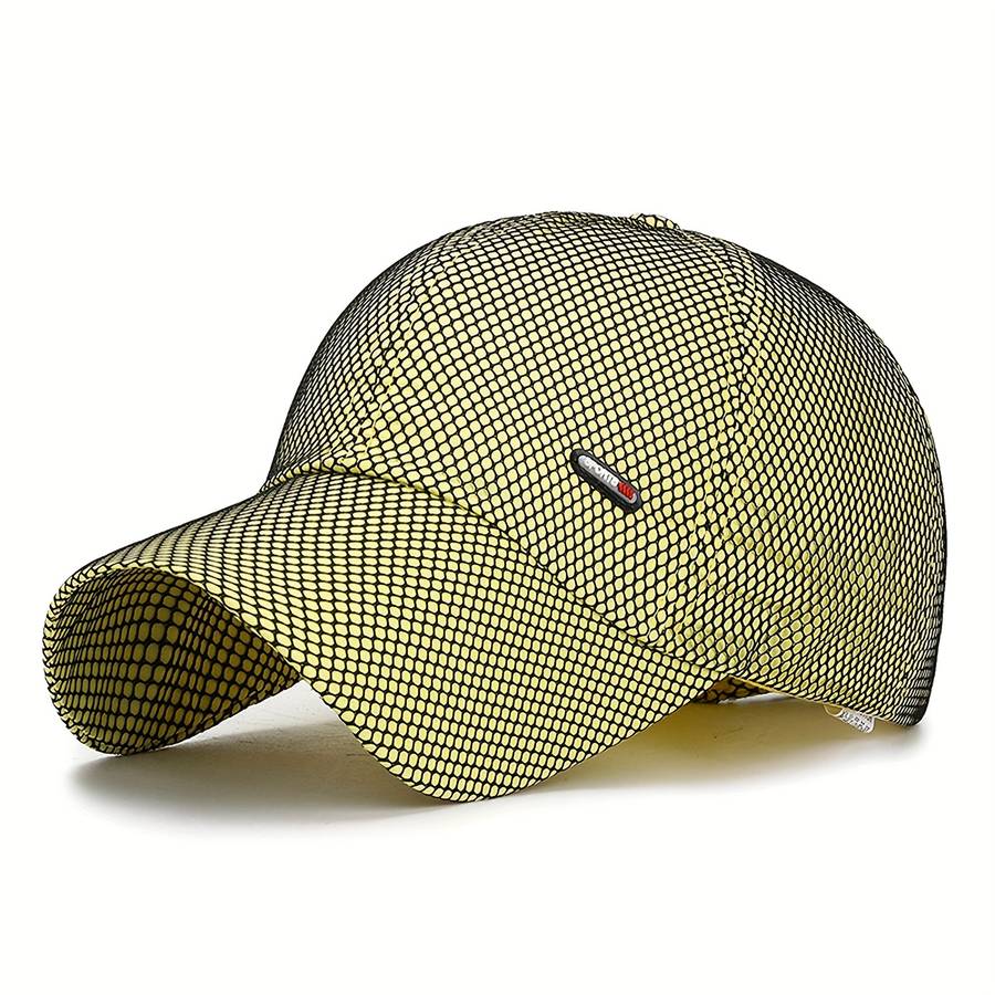 1pc Jelly Color Mesh Baseball Cap Trendy Adjustable Sunshade Dad Hat Casual Couple Sun Hats For Wom