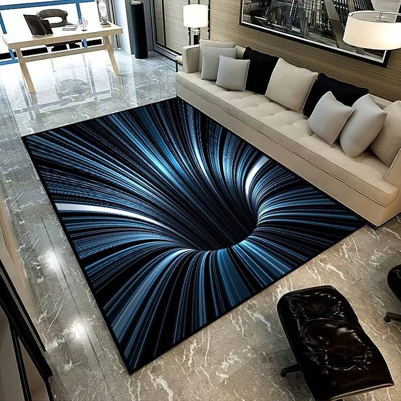 1Pc 50x80cm Spiral Floor Mat