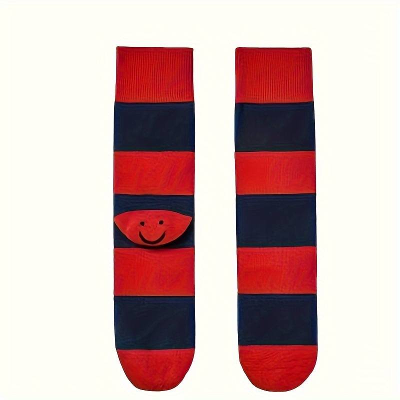 2Pcs Mixed Color One Size High Elastic Socks