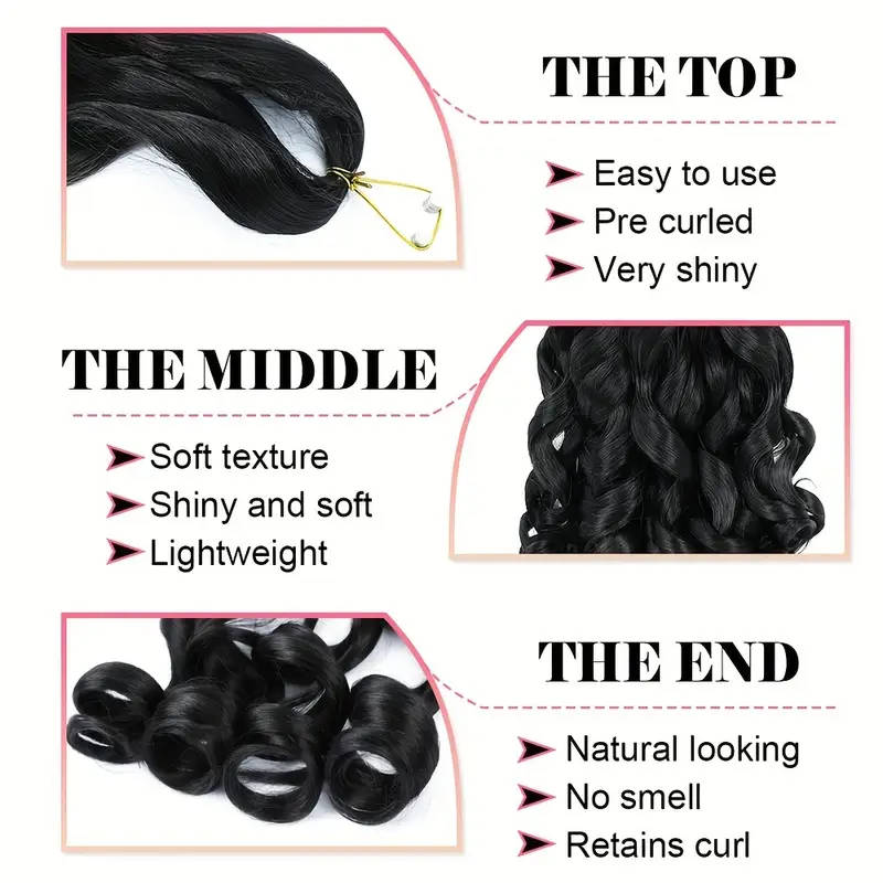 Crochet Hair French Curly Braiding Hair