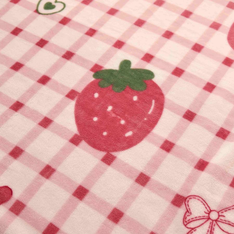 1ps Blanket Color Strawberry Pink size 150cmx200cm