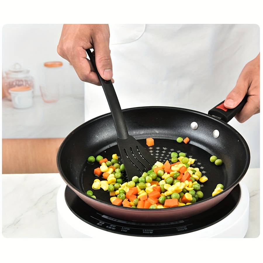3pcs set Integrated Nylon Kitchenware Three Piece Set Kitchen Cooking Non Stick Pot Spatula